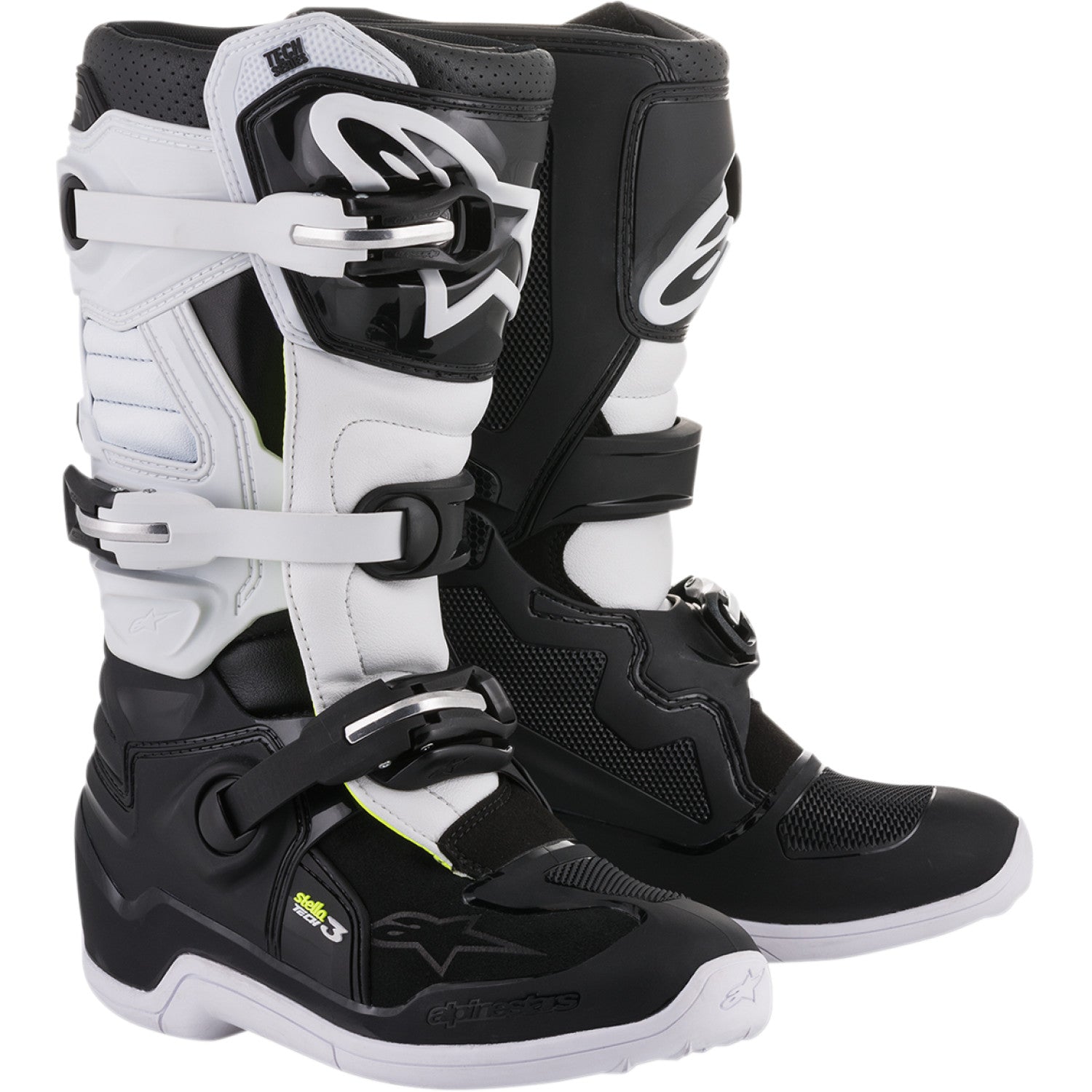 ALPINESTARS Stella Tech 3 Boots - Black/White - US 6 2013218-12-6