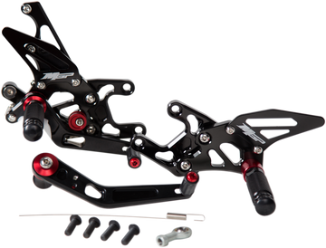 MGP MGP Rearset - Black - Honda 40801-2500