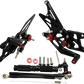 MGP MGP Rearset - Black - Honda 40901-2500