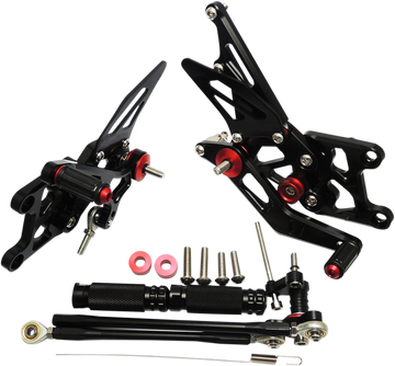 MGP MGP Rearset - Black - Honda 40901-2500