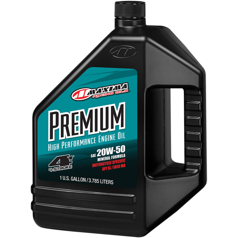 Maxima Racing Oil Premium High Performance Mineral 4T Engine Oil - 20W-50 - 1 U.S. gal. 359128