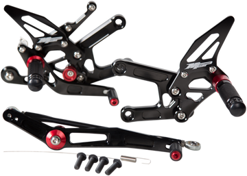 MGP MGP Rearset - Black - Yamaha 80801-2500