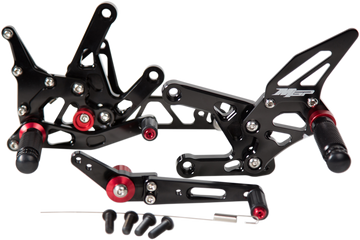 MGP MGP Rearset - Black - Yamaha 81501-2500