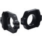 WORKS CONNECTION Elite Axle Block - Black - Kawasaki/Suzuki 17-245