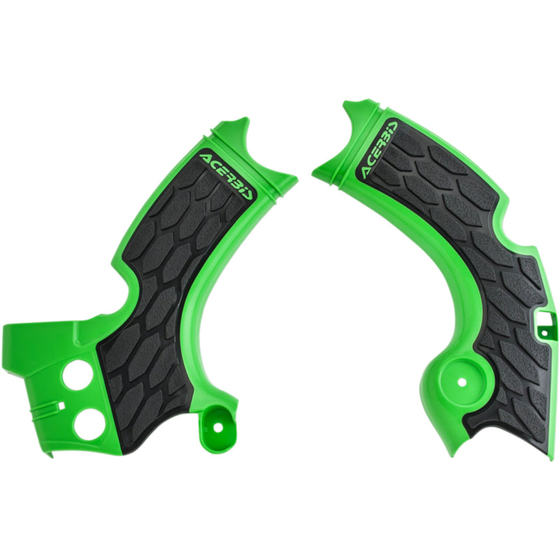 Acerbis X-Grip Frame Guards - Green/Black - KX 250 F 2657591089