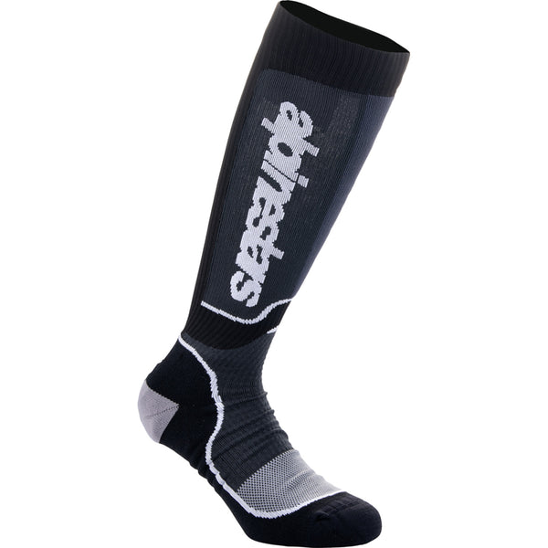 Alpinestars Youth MX Plus Socks - Black/White - Medium/Large 4742324-12-ML
