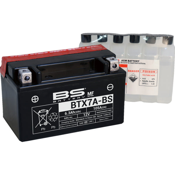 BS Battery Battery - BTX7A-BS (YTX) 300619