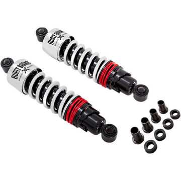 BURLY BRAND Slammer Plus Shocks - Chrome - FLH B28-1204