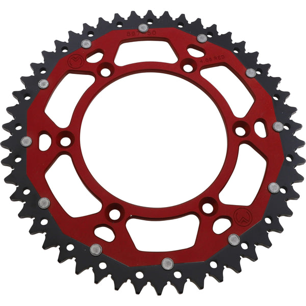 Moose Racing Dual Sprocket - Red - 50 Tooth 1210-897-50-13X