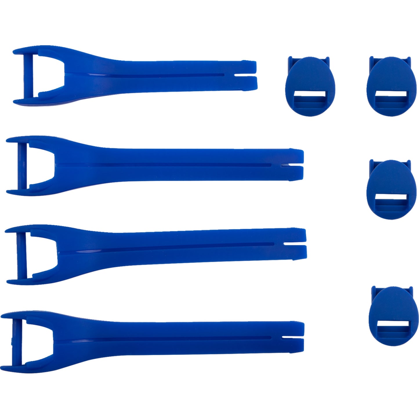 Moose Racing Qualifier Boot Strap Kit - Blue - Size 7-9 3430-1015