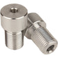 DRIVEN RACING Adapter - Mirror/Handlebar End - Halo - Silver DBEW-ADP-FZ