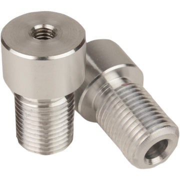 DRIVEN RACING Adapter - Mirror/Handlebar End - Halo - Silver DBEW-ADP-FZ