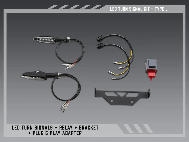 Yoshimura FE V2 Standard Led Turn Signal Kit Type L Kawasaki