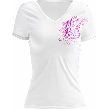 Moose Offroad Women's Flourish Script T-Shirt - White - Small 3031-4288 | T Shirts Ladies
