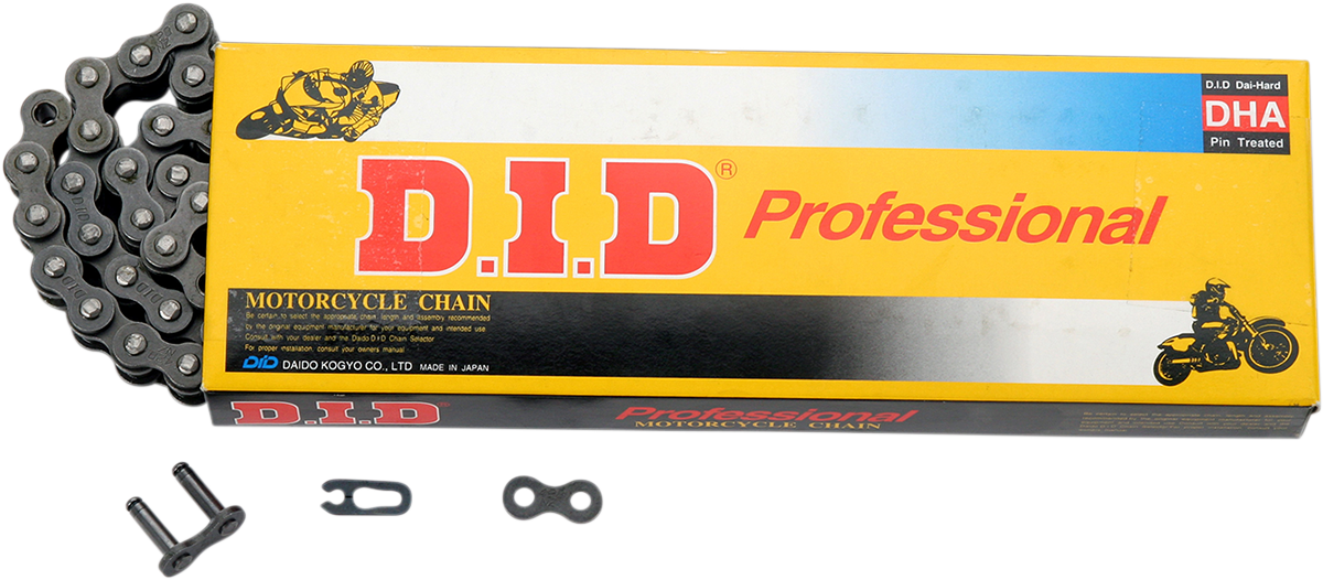 DID 428 NZ Drive Chain - 130 Links - Black 428NZX130FB