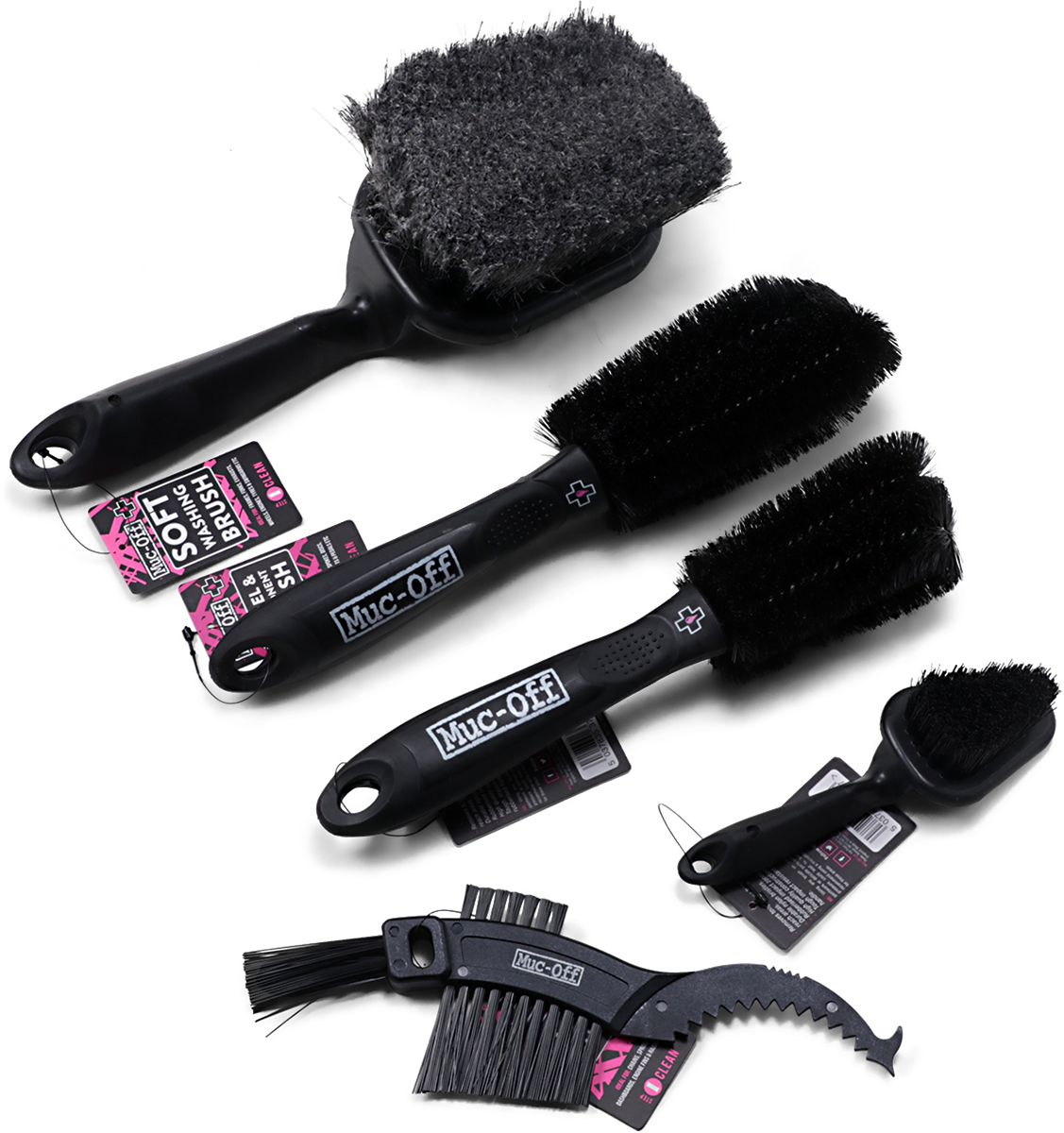 MUC-OFF Premium Brush Kit - 5-Brush Set 206