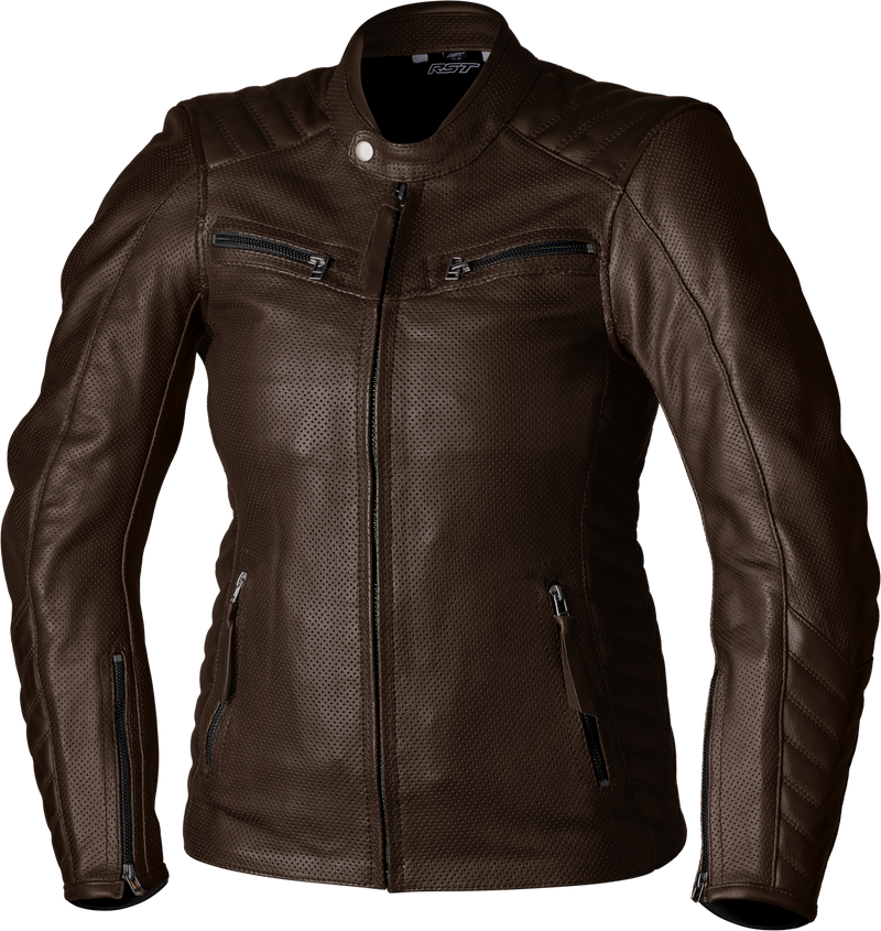 RST Women's Roadster Air CE Leather Jacket - Brown - S