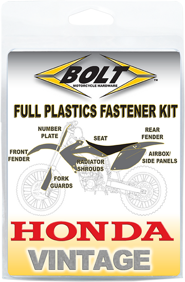 BOLT Body Work Fastener Kit - Honda HON-9092102