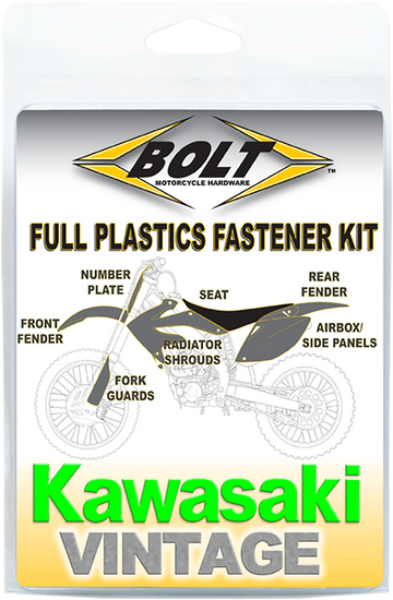 BOLT Body Work Fastener Kit - Kawasaki KAW-8804101