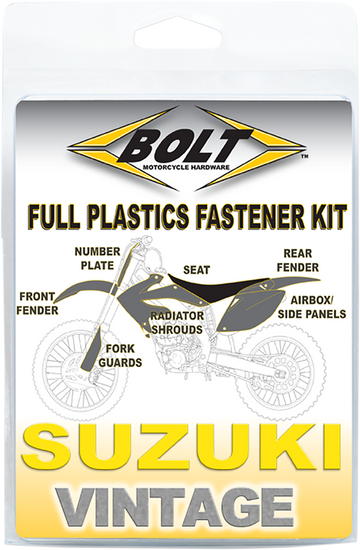 BOLT Body Work Fastener Kit - Suzuki SUZ-8788101