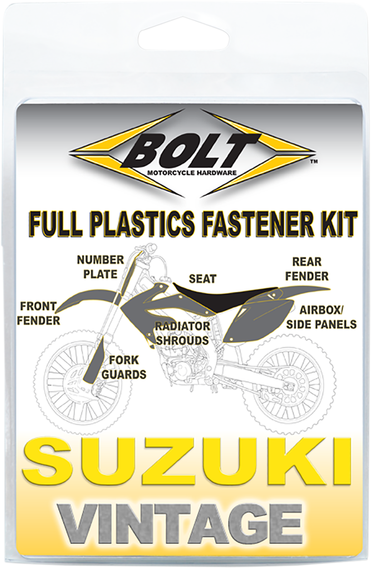 BOLT Body Work Fastener Kit - Suzuki SUZ-8992102