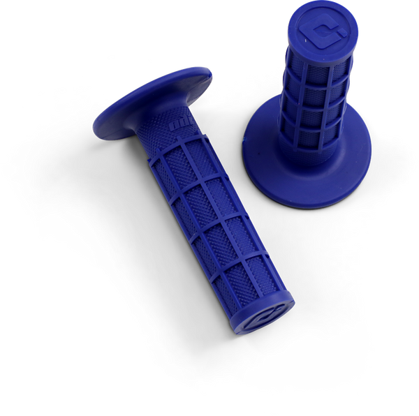Odi Ruffian MX Full Waffle Single-Ply Grips - Blue H02RFU