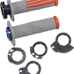 ODI Emig Pro V2 Lock-On Grips - Gray/Orange H36EPGO