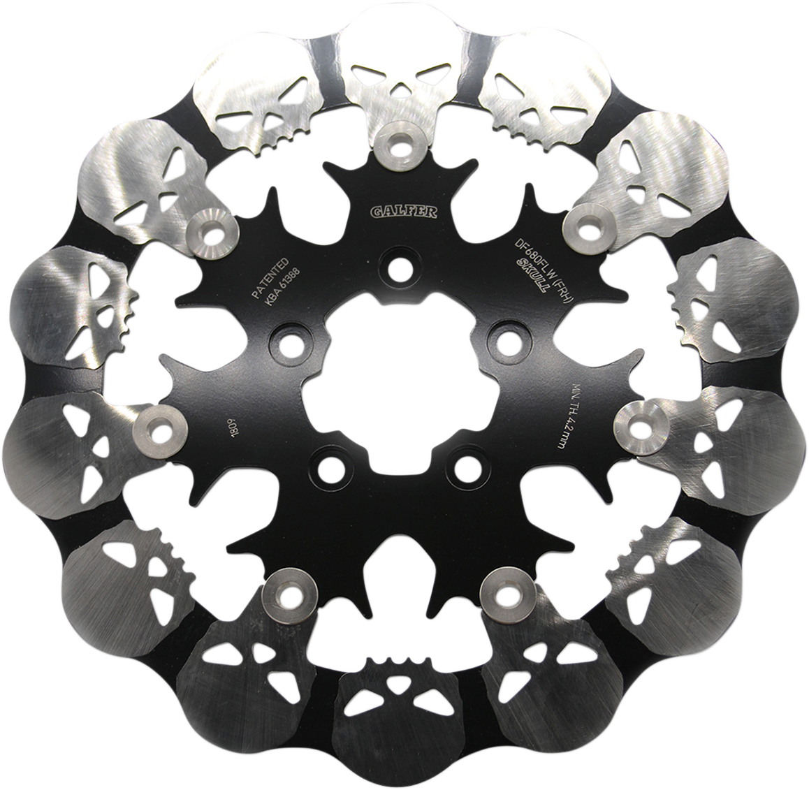 GALFER Skull Front Rotor - Floating Mount DF680FRH