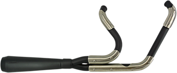 TRASK Assault 2:1 Exhaust - Black - Straight TM-5000BK