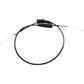 Motion Pro Black Vinyl Throttle Cable - Pull - Kawasaki 03-0054
