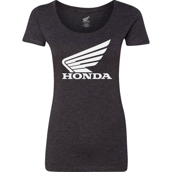 Honda Apparel Women's Honda Wing T-Shirt - Black - Large NP21S-L3030-L