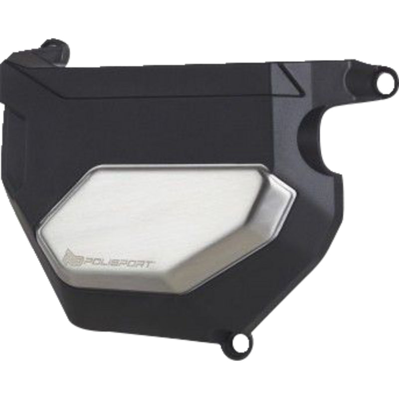POLISPORT Clutch Cover - Black - Yamaha 8485900001 by Polisport