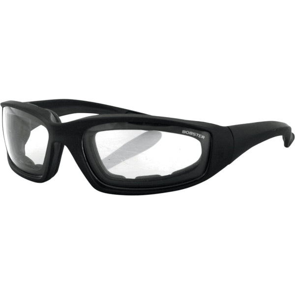 Bobster Foamerz 2 Sunglasses - Matte Black - Clear Lens ES214C