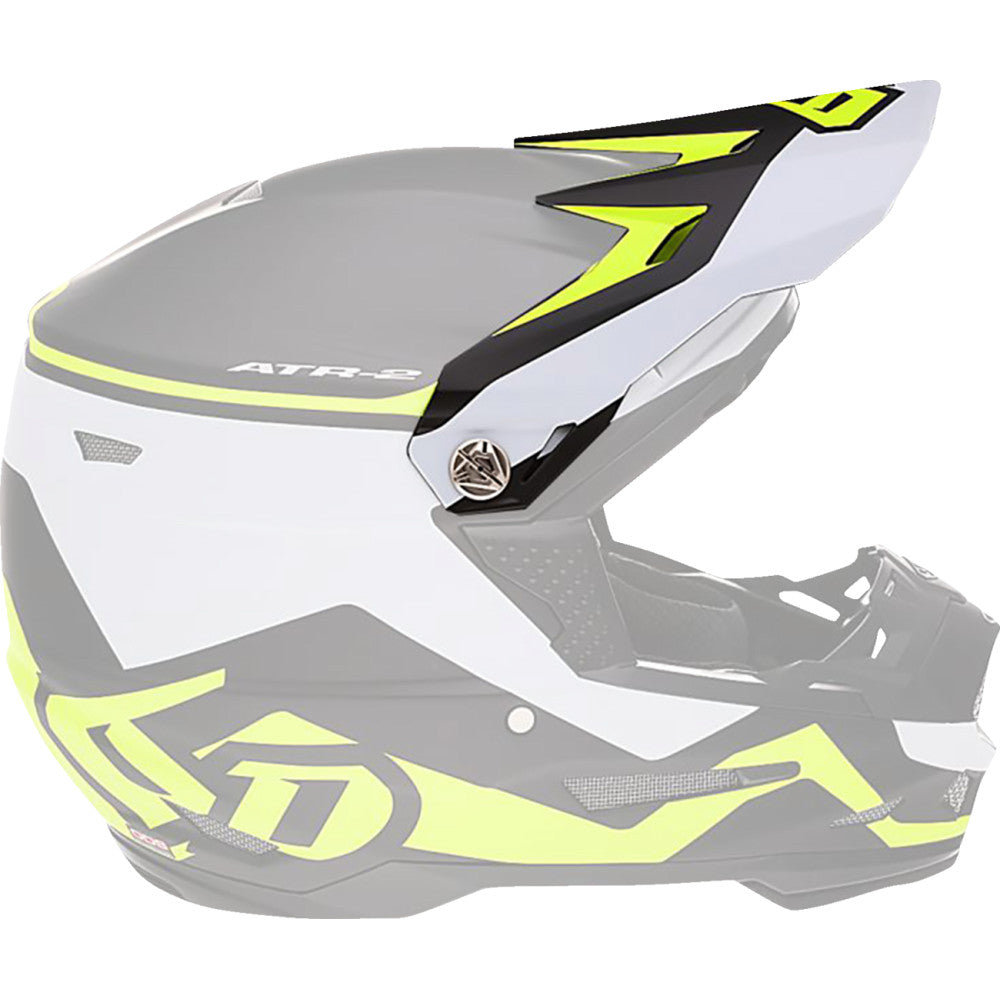 6D HELMETS ATR-2 Visor - Drive - Neon Yellow 72-6097