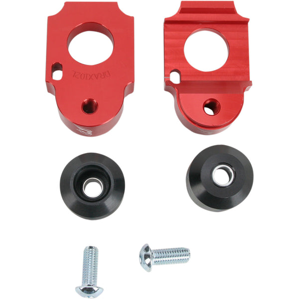 Driven Racing Axle Block Sliders - Suzuki - Red DRAX-102-RD