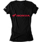 FACTORY EFFEX Women's Honda V-Neck T-Shirt - Black - Small 16-88340
