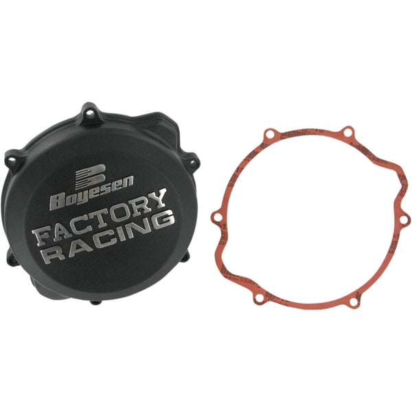 Boyesen Clutch Cover - Black - Honda CC-06XB
