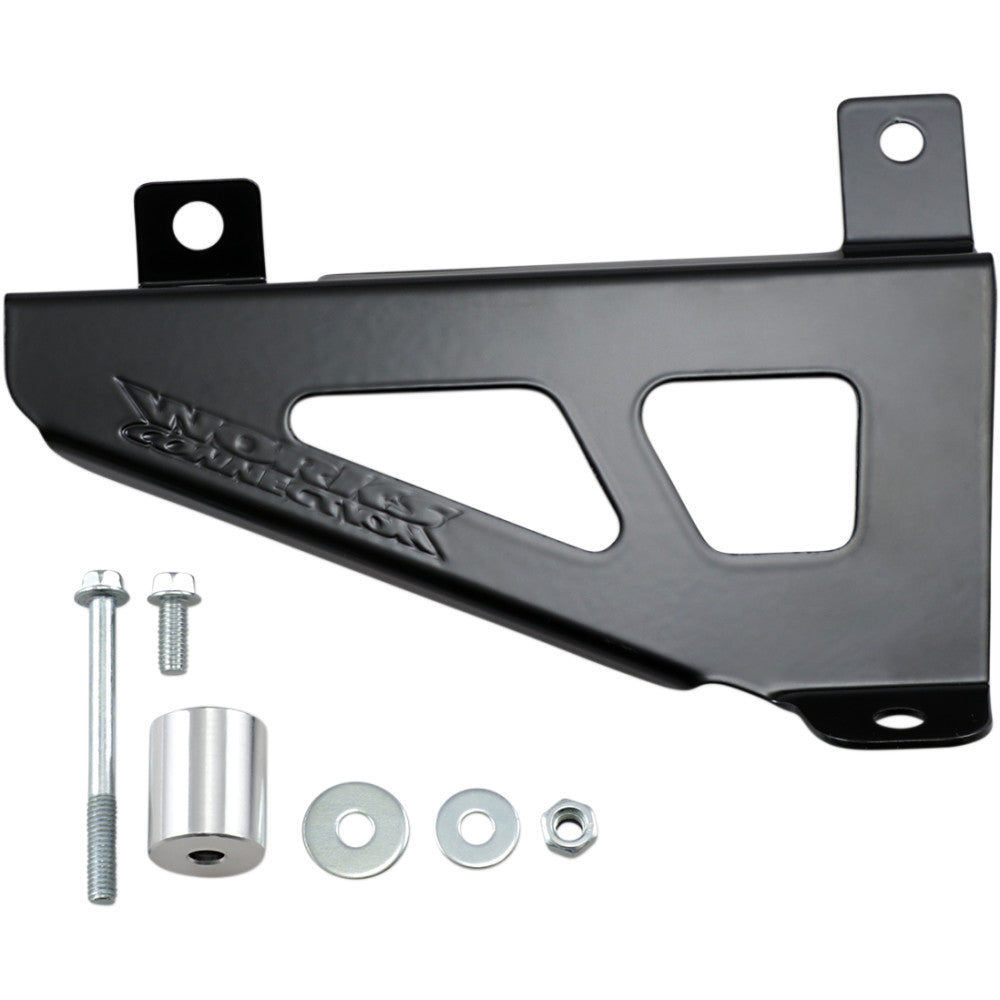 WORKS CONNECTION Radiator Brace Set - Black - Yamaha 18-B126