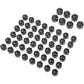 CIRO Caps - Engine/Bolt/Cover - Crown/Diamond-Cut - Black - Twin Cam 70025