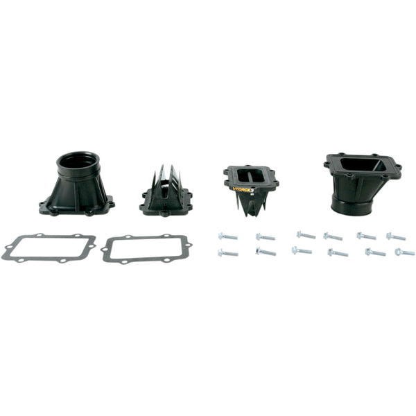 VFORCE/MOTO TASSINARI V-Force 3 Reed Valve Set with Intake Boot - Ski-Doo V3127R-873A-2