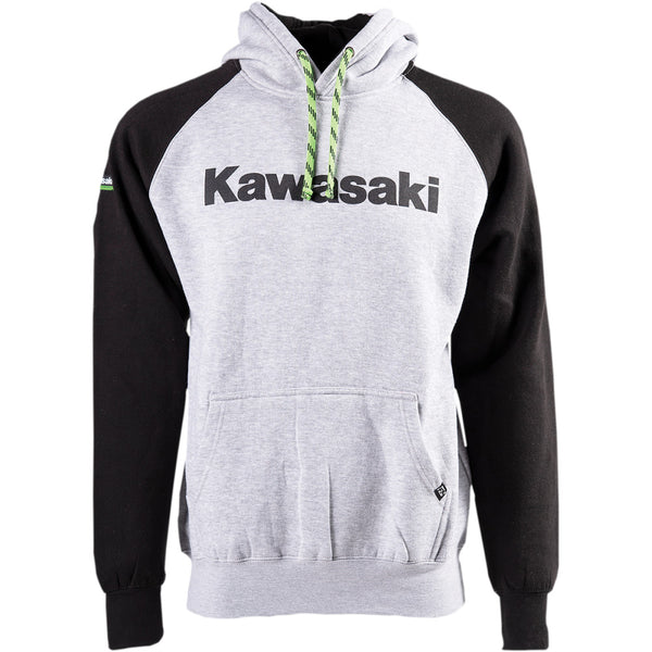 Factory Effex Kawasaki Standard Hoodie - Black/Heather - XL 23-88106