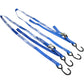 MOOSE RACING Soft-Tie Tie-Downs - Blue 3920-0304