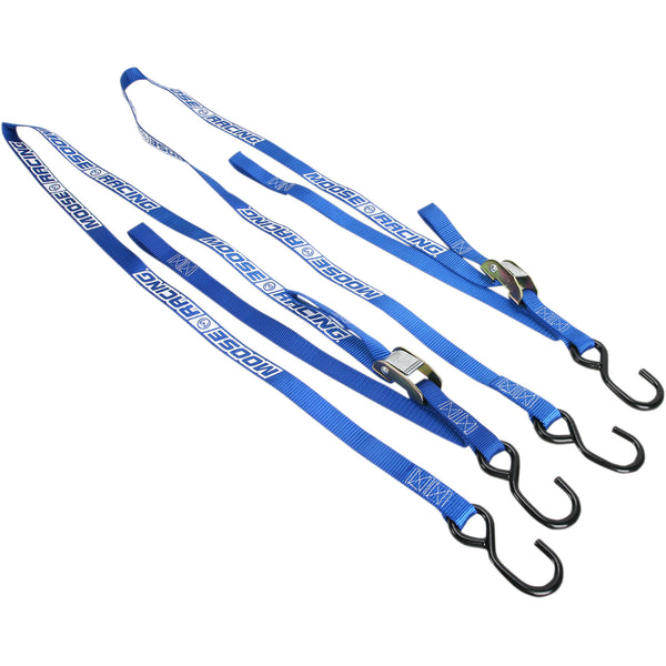 Moose Racing Soft-Tie Tie-Downs - Blue 3920-0304