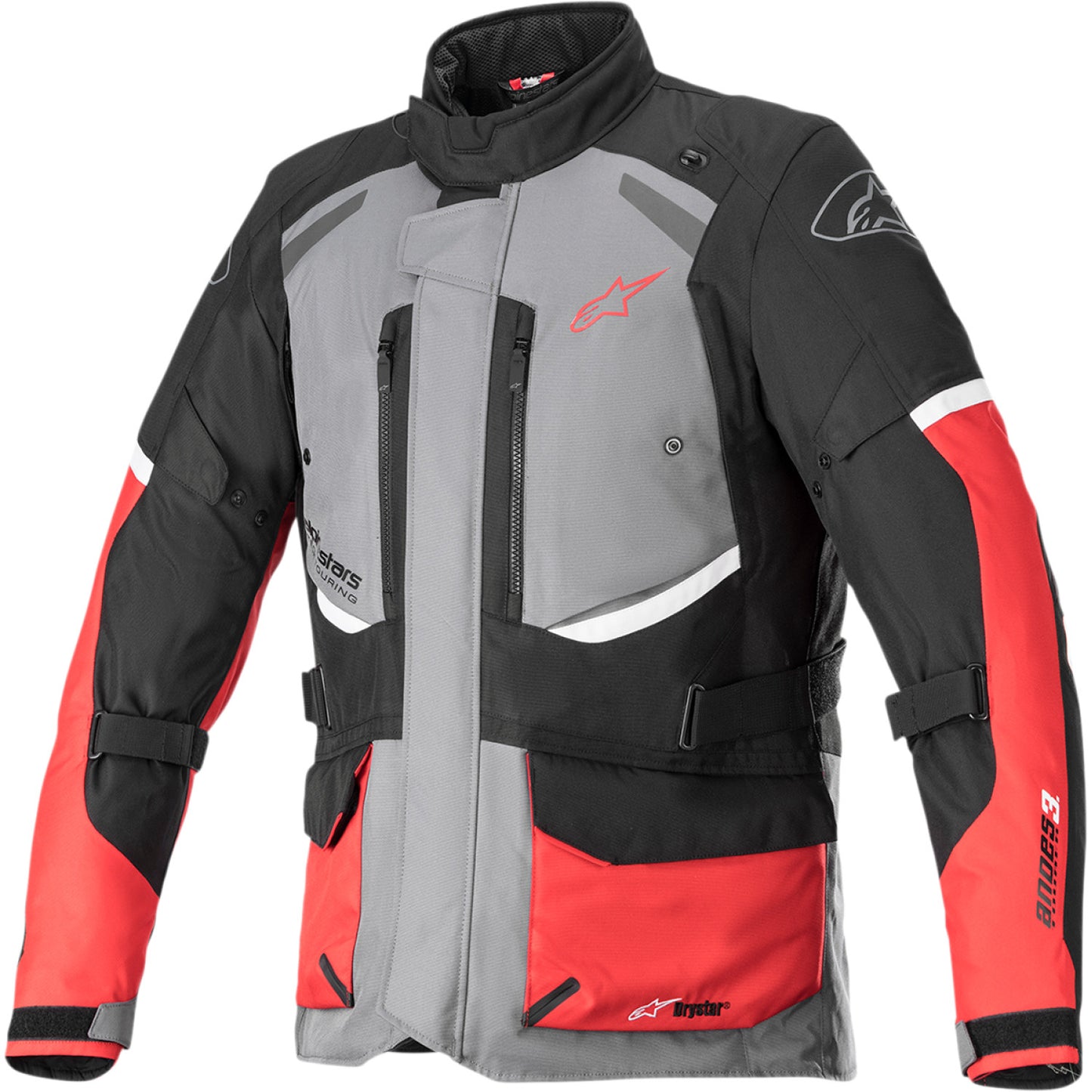 ALPINESTARS Andes v3 Jacket - Gray/Black/Red - XL 3207521-9018-XL