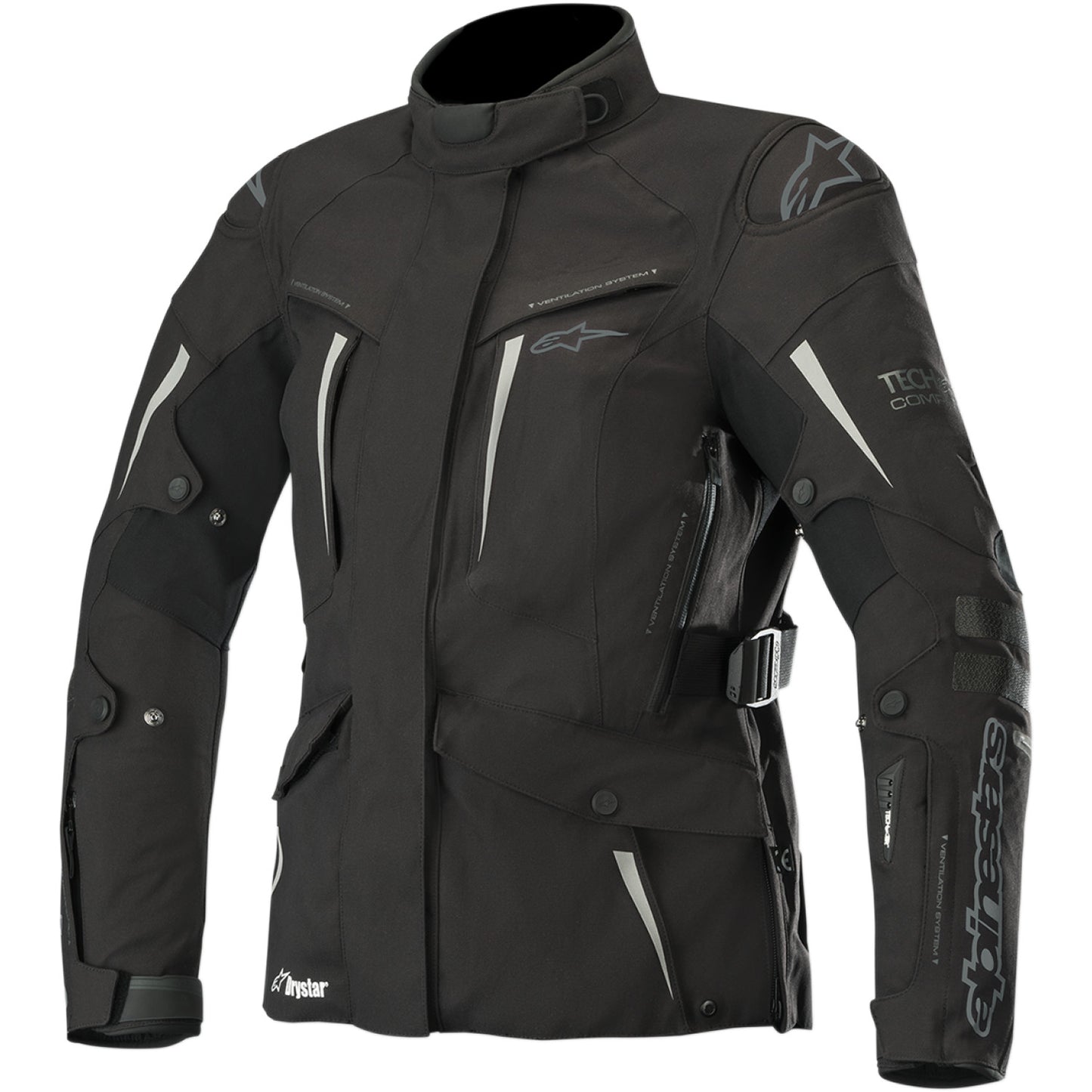 ALPINESTARS Stella Yaguara Drystar? Jacket - Black/Anthracite - Large 3213218-104-L