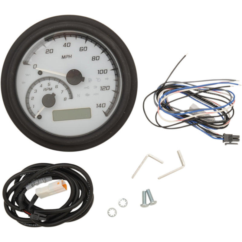 Dakota Digital MVX Series Analog Gauge System - White/Gray/Black MVX-2011-WG-K