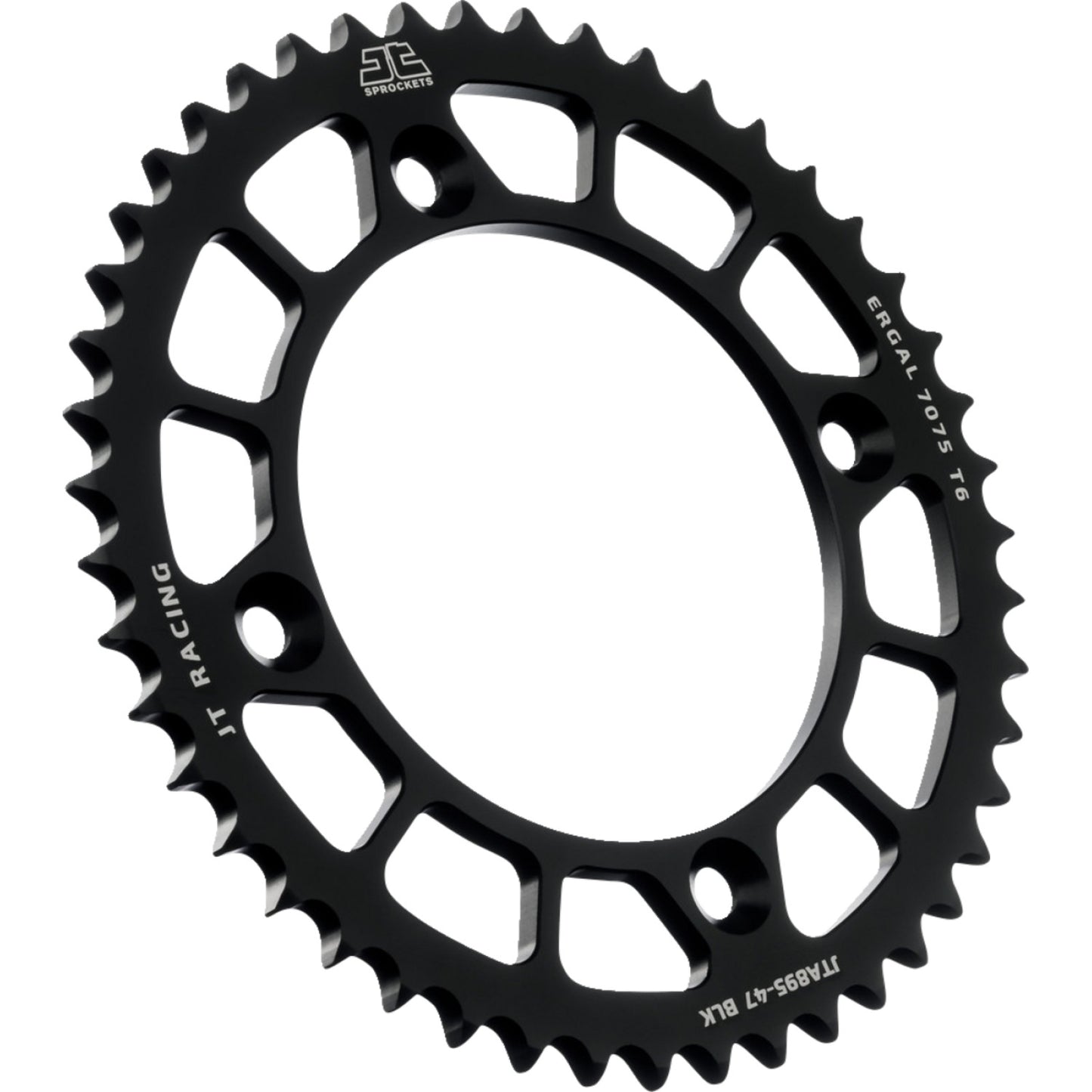 JT SPROCKETS Rear Sprocket - Black - 47 Tooth - KTM JTA895.47BLK by JT Rear Sprockets   Aluminum/Alloy