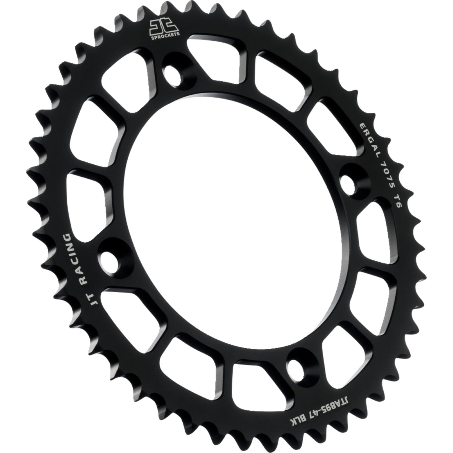 JT SPROCKETS Rear Sprocket - Black - 47 Tooth - KTM JTA895.47BLK by JT Rear Sprockets   Aluminum/Alloy