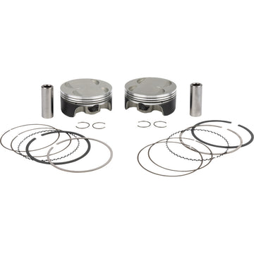 WOSSNER Piston Kit - 4.375" Stroke - 119 CID - M8 K4074D554-2