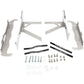 Moose Racing Radiator Braces - Silver - Honda 11-6017
